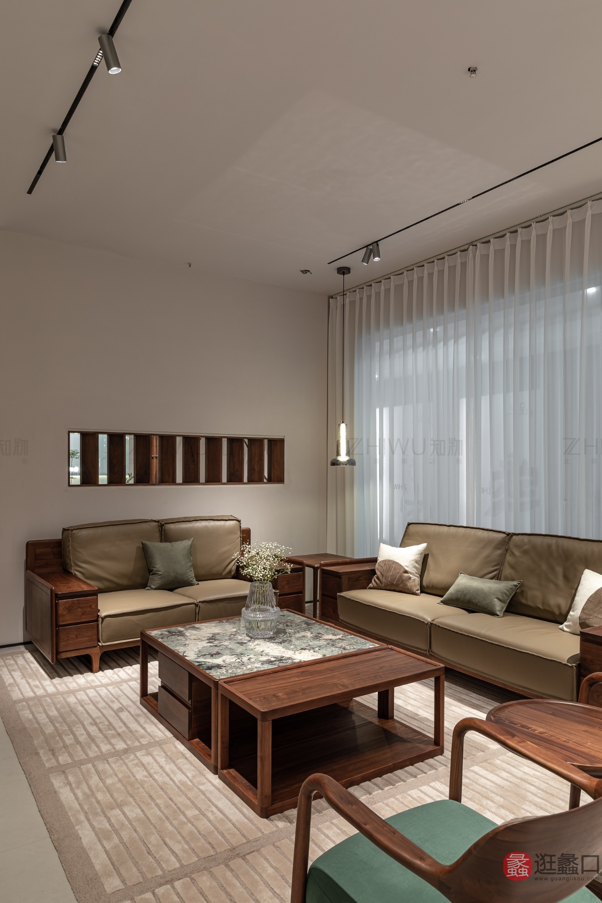 知物北美黑胡桃家具客厅意式极简沙发39